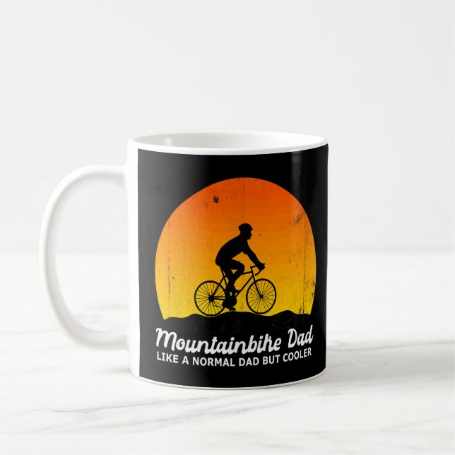 Caneca De Café Bicicleta de bicicleta de Pai de montanha (Esquerda)