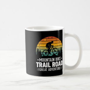 Caneca De Café Bicicleta de Montanha, Estrada de Trilha, Grande A