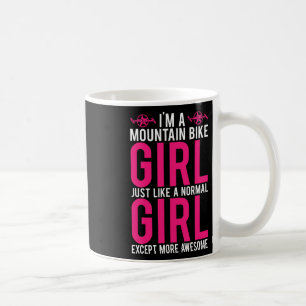 Caneca De Café Bicicleta de Montanha Eu Sou Uma Garota de Bicicle