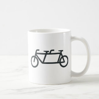 Caneca De Café Bicicleta em tandem