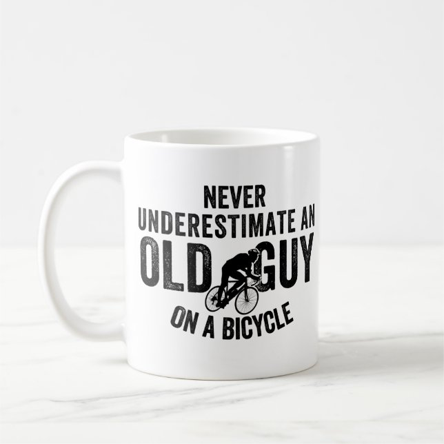 Caneca De Café bicicleta engraçada, presente de bicicleta, amante (Esquerda)