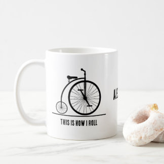 Caneca De Café Bicicleta Retro Engraçado personalizada para cicli