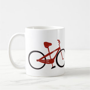 Caneca De Café Bicicleta Vermelha