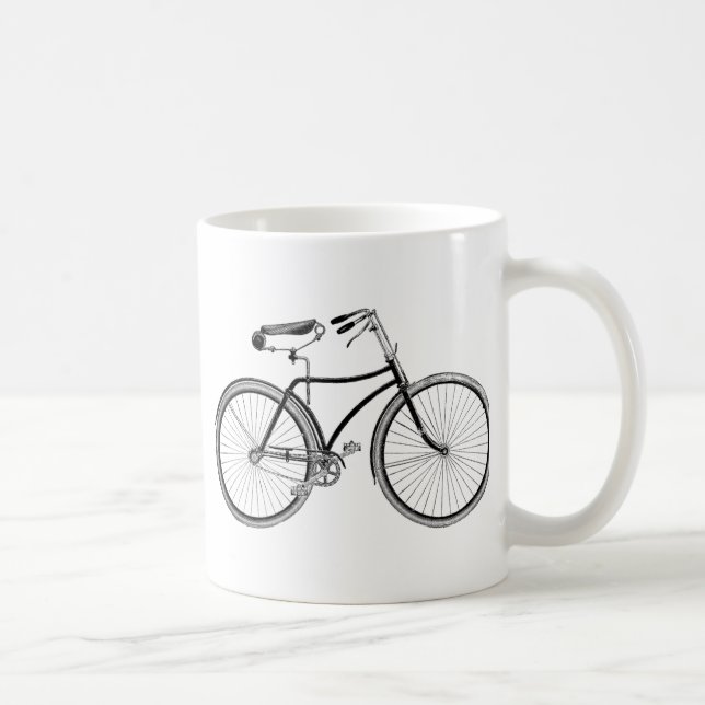 Caneca De Café Bicicleta Vintage (Direita)