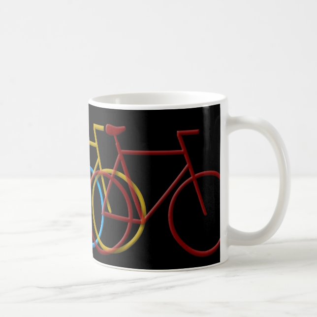 Caneca De Café Bicyclesin3ColorsBig (Direita)