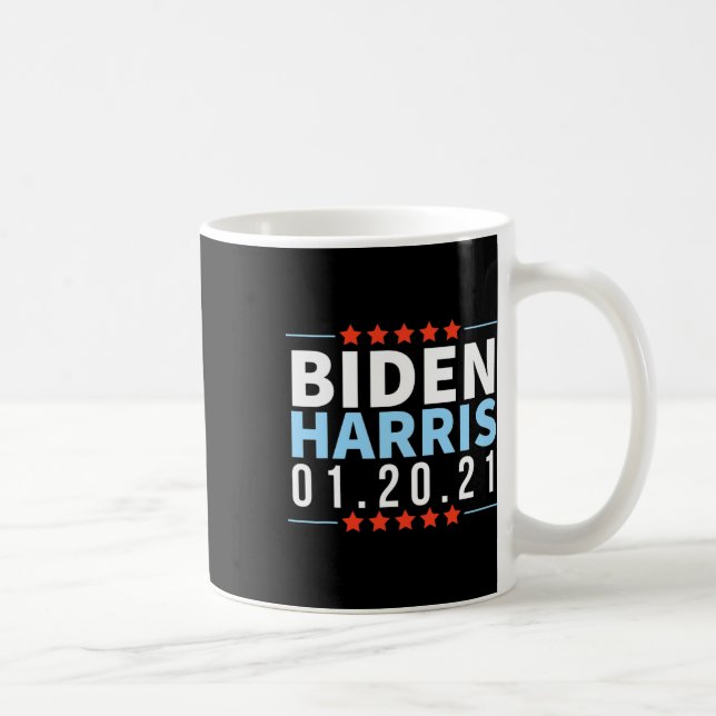 Caneca De Café Biden Harris vitória eleitoral de janeiro de 2021 (Direita)