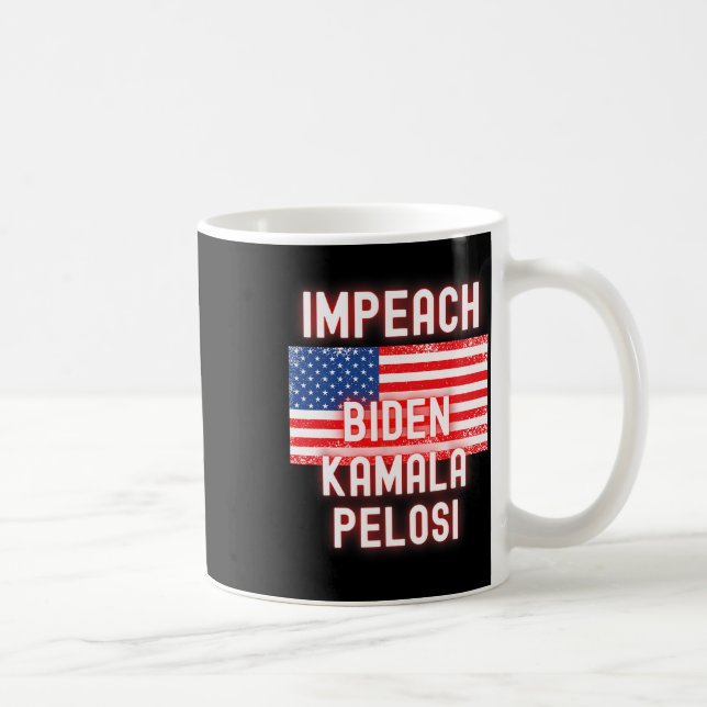 Caneca De Café Biden Kamala Pelosi Woke Democrat 2024 Go (Direita)