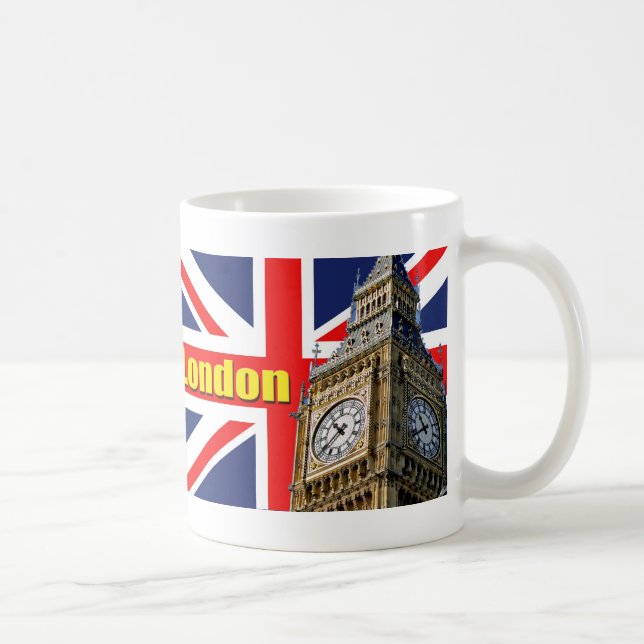 Caneca De Café Big Ben - Londres - Inglaterra (Direita)