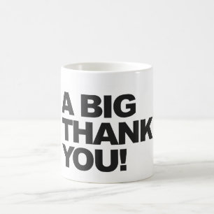 Caneca De Café Big Black Obrigado