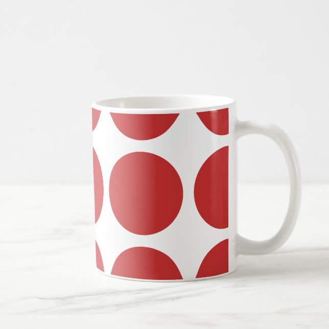 Caneca De Café Big Bolinhas Mug (Direita)