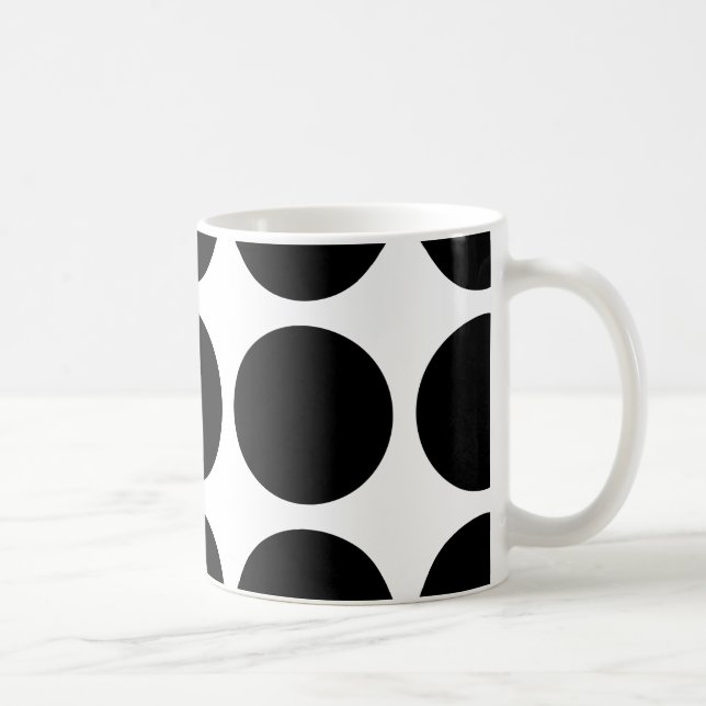 Caneca De Café Big Bolinhas Mug (Direita)
