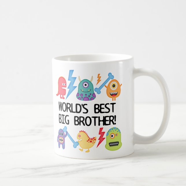 Caneca De Café Big brother do mundo dos monstro o melhor (Direita)