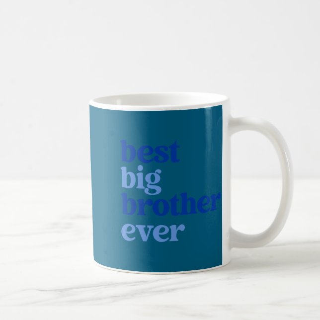 Caneca De Café Big Brother Ever Gray With Blue Text Boys _1  (Direita)