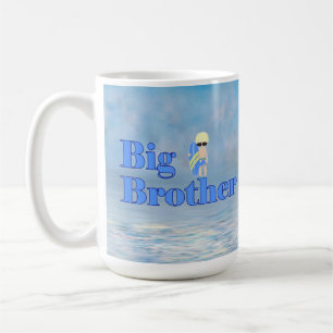 Caneca De Café Big Brother Surfer Dude Sibling