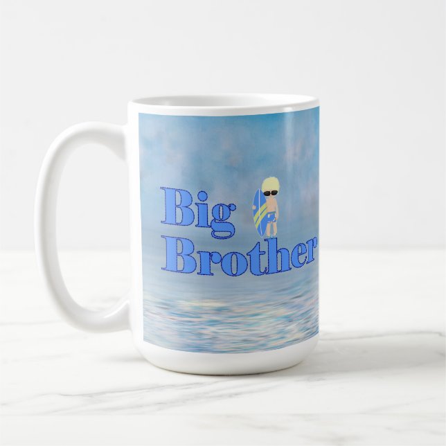 Caneca De Café Big Brother Surfer Dude Sibling (Esquerda)