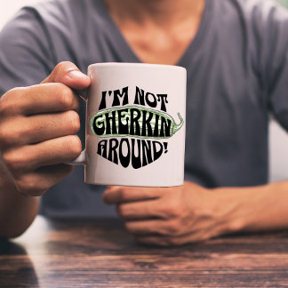 Caneca De Café Big Dill... Verde, não estou me divertindo com o p