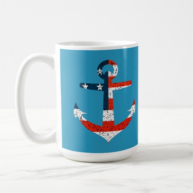 Caneca De Café Big Flag Anchor Americano (Esquerda)