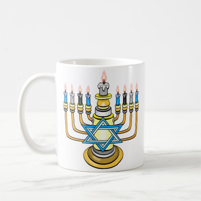 Caneca De Café Big Happy Hanukkah (Esquerda)