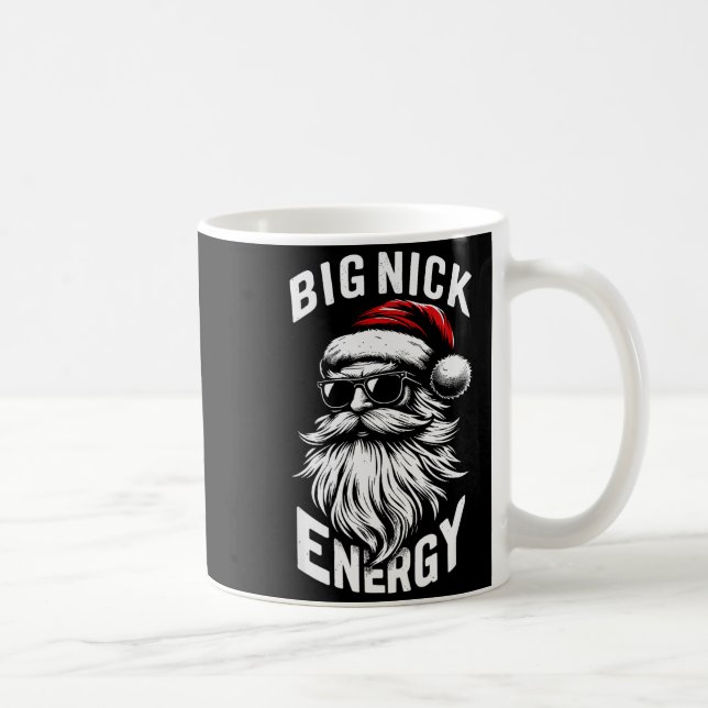 Caneca De Café Big Nick Energy Funny Santa Christmas  (Direita)