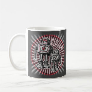 Caneca De Café Big Sister Robot Mug