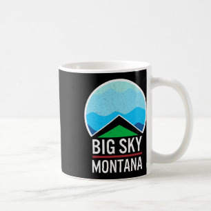 Caneca De Café Big Sky Montana Esquiando Snowboard Skier Snow
