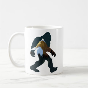 Caneca De Café Bigfoot da Floresta Noturna