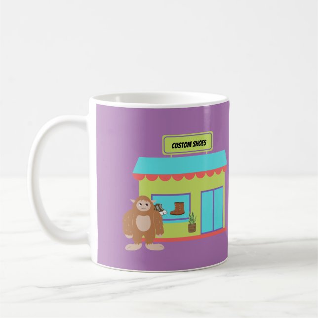 Caneca De Café  Bigfoot image (children's) (Esquerda)
