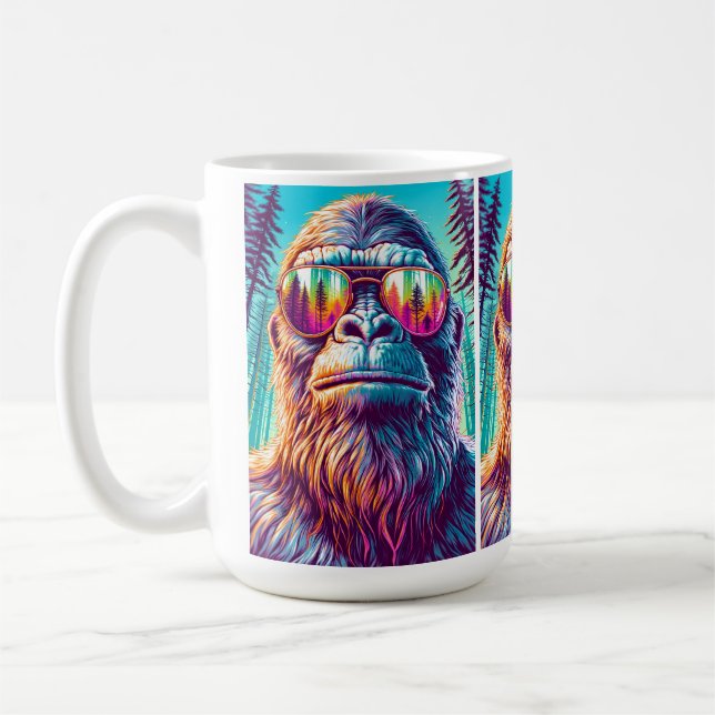Caneca De Café Bigfoot Legal de Óculos de Sol Hip (Esquerda)