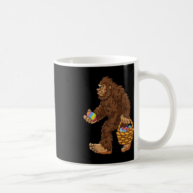 Caneca De Café Bigfoot Páscoa Day Boys Garotas Brincadeiras Sasqu (Direita)