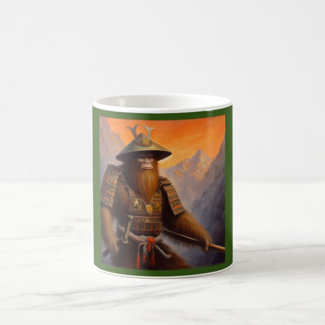 Caneca De Café Bigfoot Samurai (Centro)
