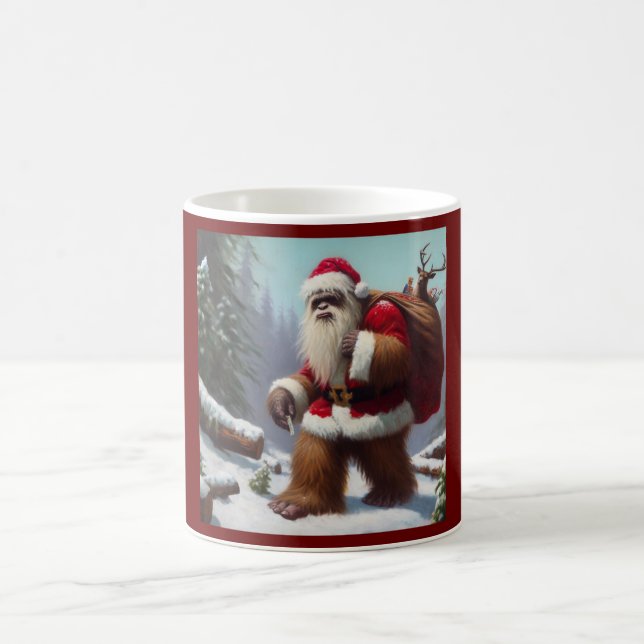 Caneca De Café Bigfoot Santa Claus (Centro)