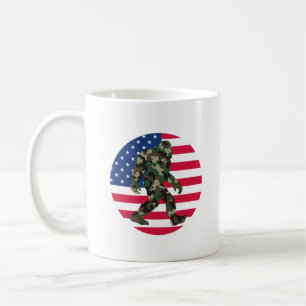 Caneca De Café Bigfoot Sasquatch Camo