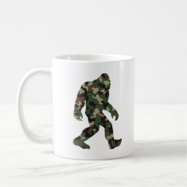 Caneca De Café Bigfoot Sasquatch Camo