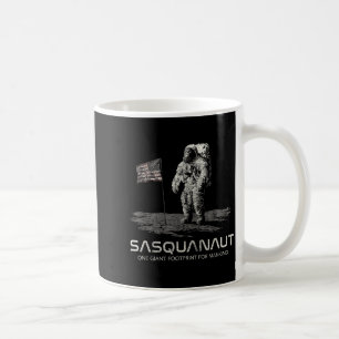 Caneca De Café Bigfoot Sasquatch Espacial Sasquanauta Engraçado