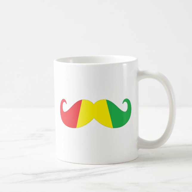 Caneca De Café bigode da reggae (Direita)