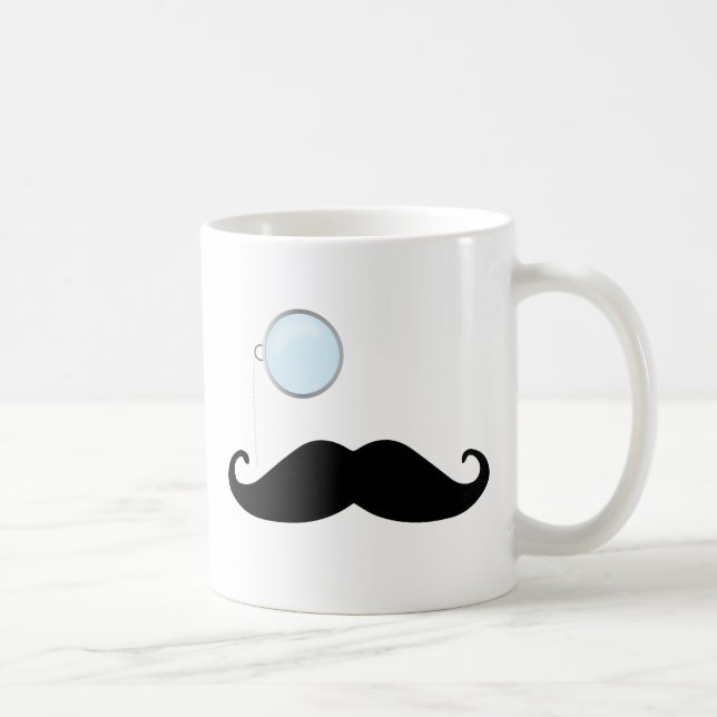 Caneca De Café Bigode do Monocle (Direita)