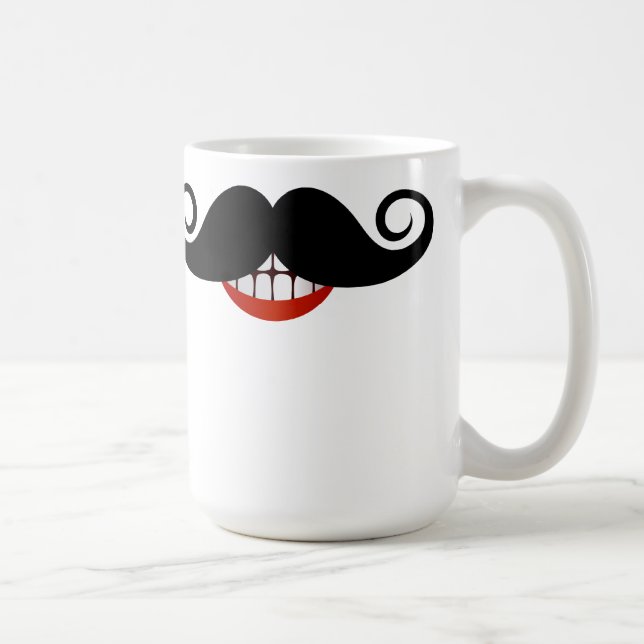 Caneca De Café Bigode encaracolado (Direita)