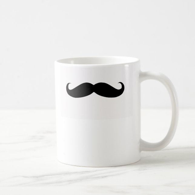Caneca De Café bigode engraçado (Direita)