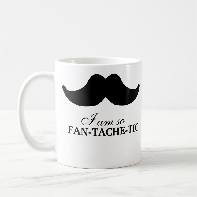 Caneca De Café Bigode (Fã-Tache-Tic) (Esquerda)
