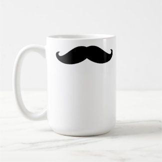 Caneca De Café Bigode Hipster Negro Engraçado