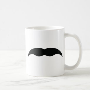Caneca De Café bigode preto