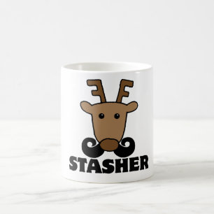 Caneca De Café biguode dasher stasher reno
