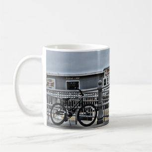Caneca De Café Bike On The Boardwalk de Shirley Taylor