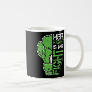 Caneca De Café Bile Duct Cancer Sua Luta É Minha Luta Boxando Glo