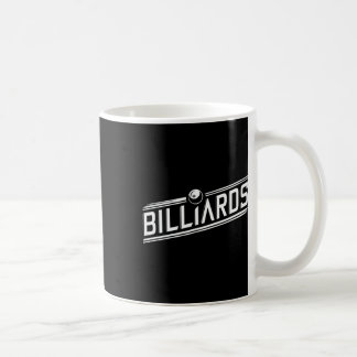 Caneca De Café "bilhar" - Design de ângulo elegante