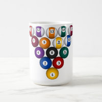 Bilhares / Bolas de Piscina: Mug Personalizado