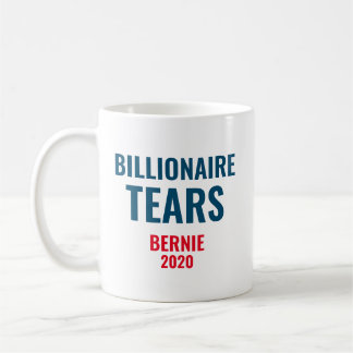 Caneca De Café Bilionário Tears Bernie Sanders 2020