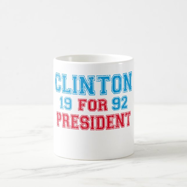 Caneca De Café Bill Clinton 1992 (Centro)
