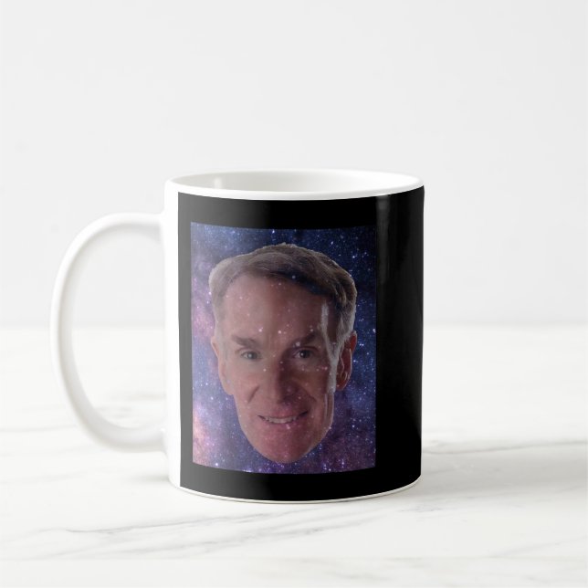 Caneca De Café Bill Nye A Galáxia da Cara da Ciência (Esquerda)