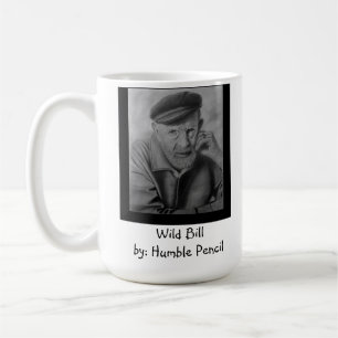 Caneca De Café Bill selvagem perto: Lápis humilde